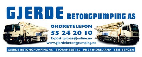 Gjerde Betongpumping AS logo