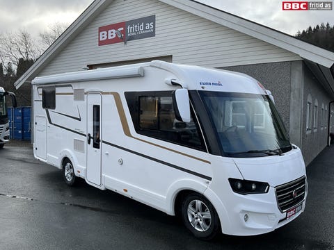 Eura Mobil Integra / 720 QF / Face 2 Face /  Høy nyttelast / Dobbeltseng / ALDE / Solcelle / Uten senkeseng / Skinn / Innbytte