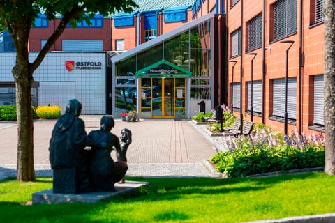 Østfold fylkeskommune, Plan, prosjektering og utbygging logo