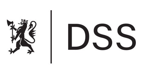 Departementenes sikkerhets- og serviceorganisasjon (DSS) logo