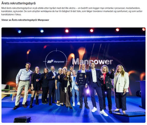 MANPOWER AS logo