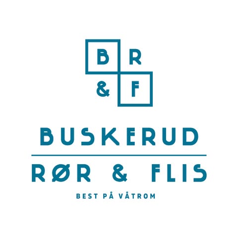 Buskrud Rør & Flis AS logo