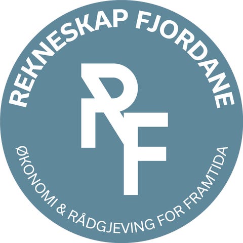 Rekneskap Fjordane AS logo