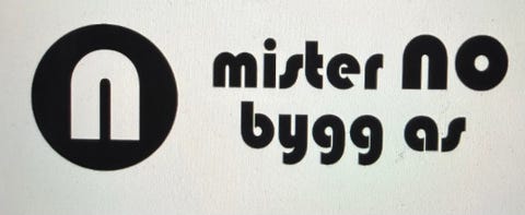 Mister No Bygg As logo