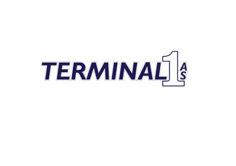 TERMINAL 1 AS logo