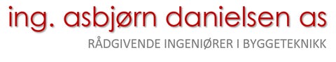 Ing. Asbjørn Danielsen AS, rådgivende ingeniør i byggeteknikk. logo