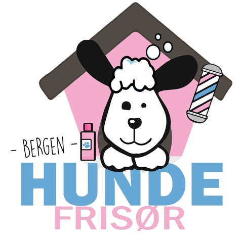 Bergen Hundebarnehage & Hundefrisør as logo