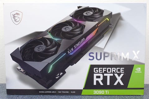 MSI GeForce RTX 3090 Ti Suprim X skjermkort