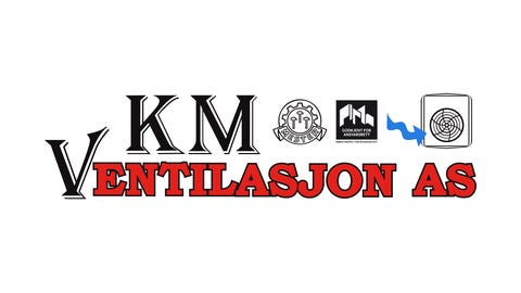 KM Ventilasjon AS logo