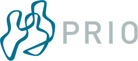 PRIO- INSTITUTT FOR FREDSFORSKNING logo