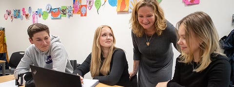 Buskerud fylkeskommune, St. Hallvard videregående skole logo