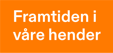FRAMTIDEN I VÅRE HENDER logo