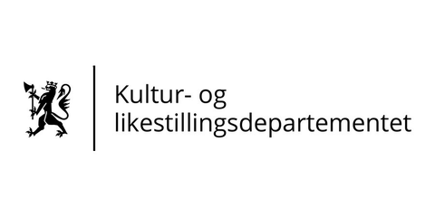 Kultur- og likestillingsdepartementet logo