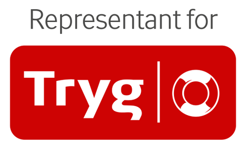 Tryg salgssenter, Asker logo