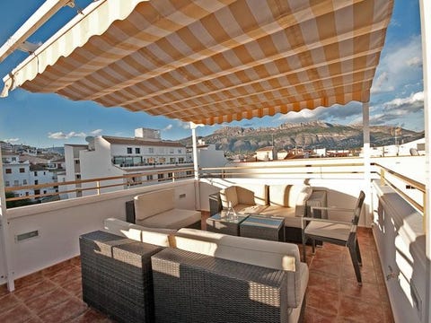 Penthouse leilighet i sentrum av Altea med takterasse og fantastisk utsikt