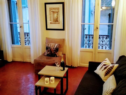 2-roms leilighet sentralt i Cannes.