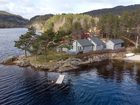 Idyllisk og usjenert hytte til leie