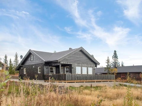 Gåsbu. Nyere hytte med plass til 2 fam. Nær Hamar og Budor, 1,5 time fra Oslo