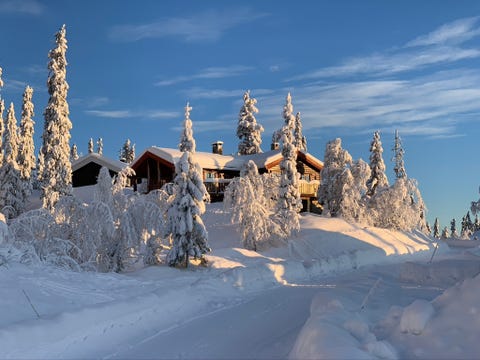 Privat og usjenert beliggende ski og sykkel eldorado