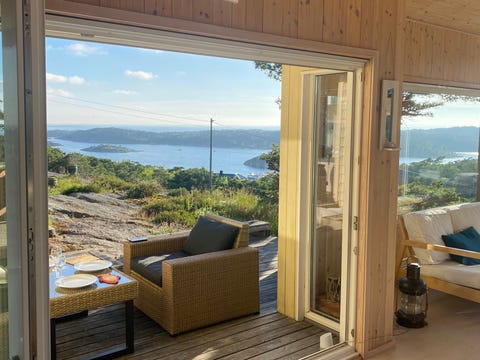 Hytte med fantastisk sjøutsikt, v. hankøsundet. Uke 28, 29 2025