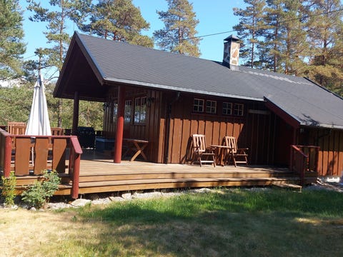 Koselig hytte i Skjeberg med gangavstand til strand ledig i uke33