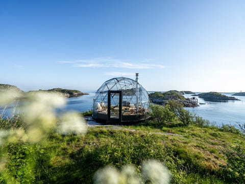 Spektakulær utsikt fra en Perle i Lofoten
