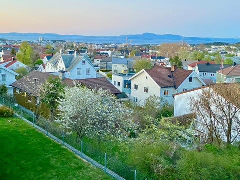 Ski-VM: Lys leilighet i 2.etg med 4 sengeplasser. Fantastisk utsikt!