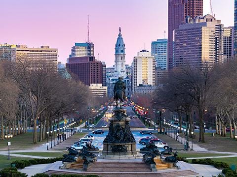 FINN leiebil i Philadelphia