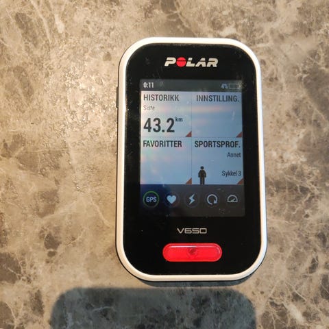 【新品】POLAR V650 HR Original Polar V650 GPS BIKE COMPUTER 95% New POLAR v650