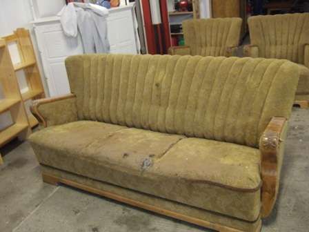 40/50-talls sofa og 2 stoler NY PRIS!