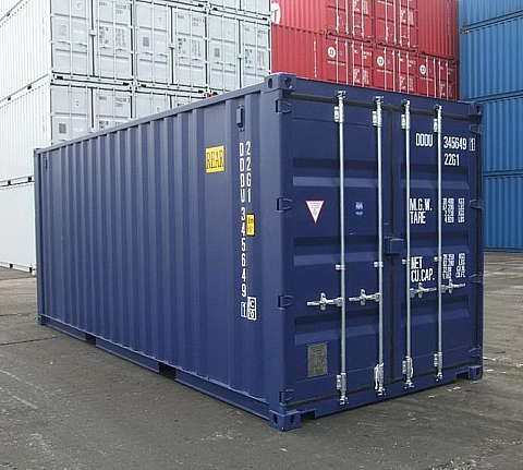 Nye 20 ft Containere med låsekasse montert