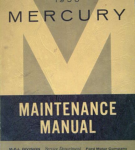 Mercury 1958 manual