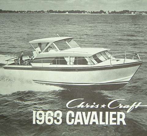 Båtbrosjyre 1963 Chris Craft