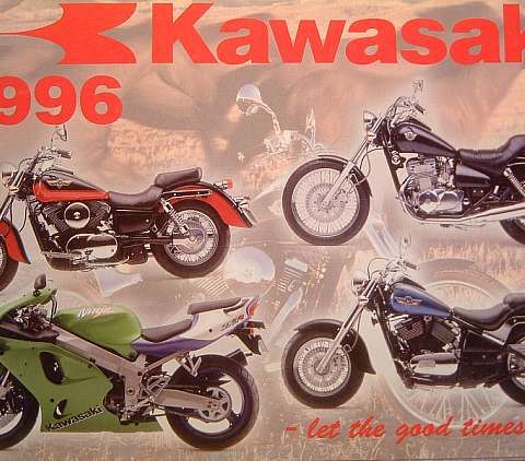 MC brosjyre Kawasaki 1996