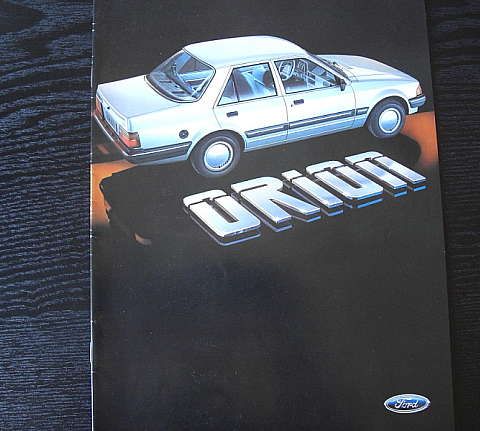 Ford Orion bilbrosjyre fra 1983