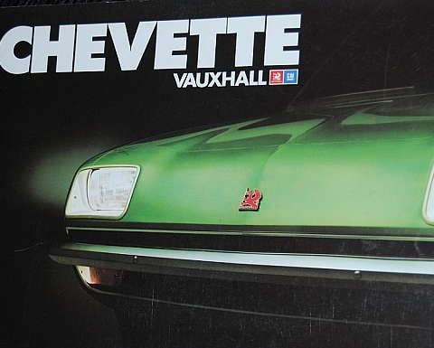 Vauxhall Chevette Bil-brosjyre fra 1976