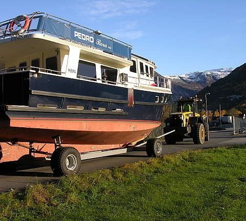 Problemer med båttransport pga. høyder bredder eller vekt