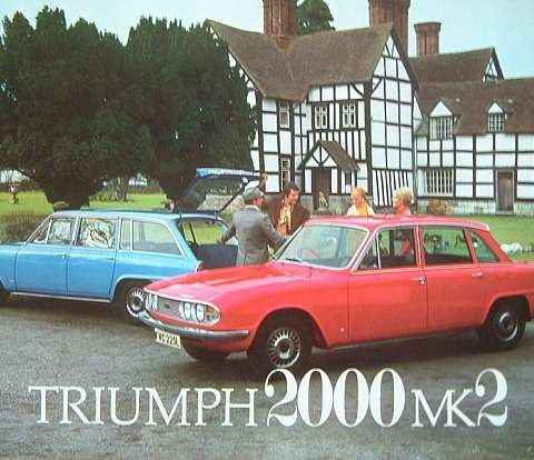 Bil brosjyre Triumph 2000 mk2