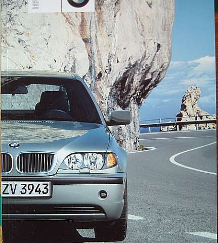 Bilbrosjyre BMW 3-serie sedan 2002