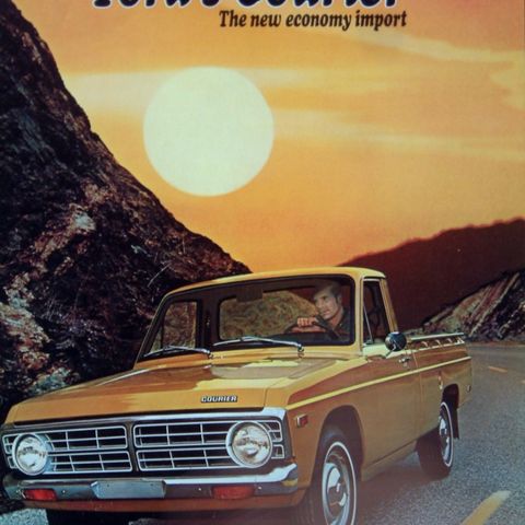 Bil Brosjyre 1972 Ford Courier