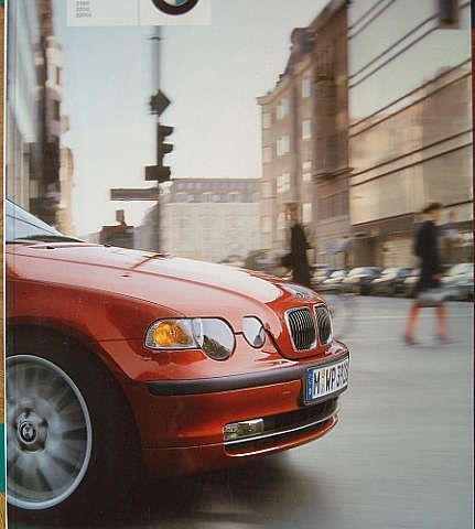 Bilbrosjyre BMW 3 serie compact 2001