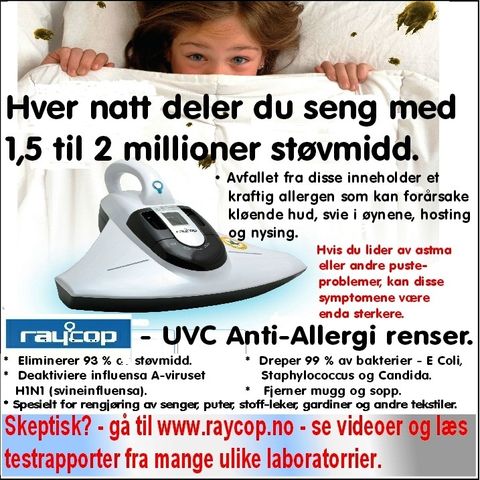 Raycop - Allergi renser - Støvmidd støvsuger