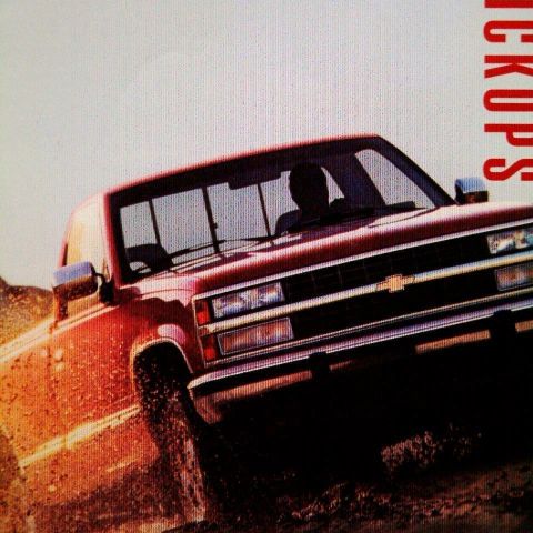 Bil Brosjyre 1993 Chevy Pickups