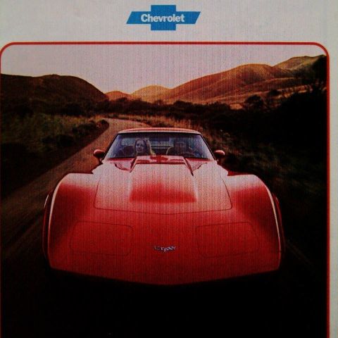 Bil Brosjyre 1979 Chevrolet Corvette