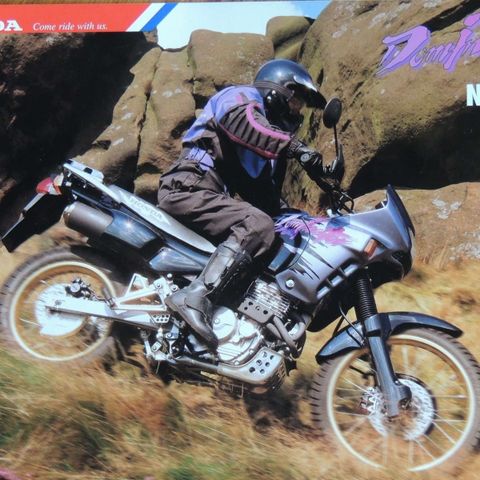 MC brosjyre Honda NX 650 1995