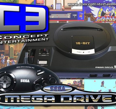 SEGA MEGA DRIVE: konsoll, tilbehør & spill