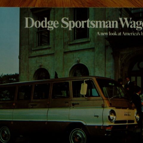Bil Brosjyre 1969 Dodge Sportsman Wagons