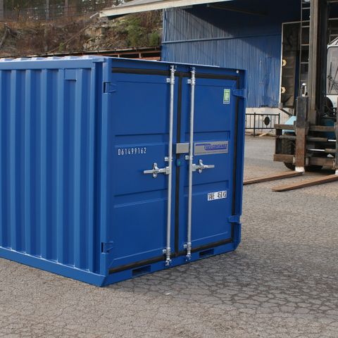 Nye 6 Fot Containere m/låseboks Selges