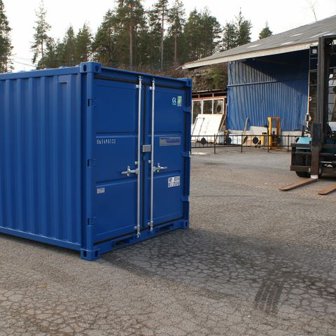 Nye 8 Fot Containere m/låseboks Selges