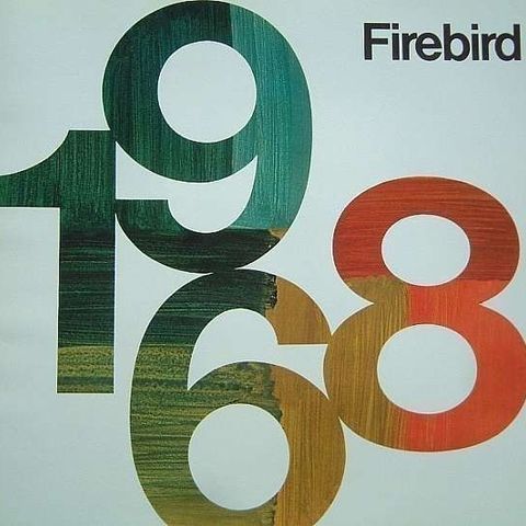 Bilbrosjyre Pontiac Firebird 1968